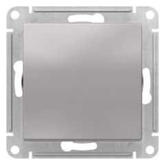 ATLASDESIGN 1-клавишный ВЫКЛЮЧАТЕЛЬ 2-полюсный, 10А, мех., АЛЮМИНИЙ, ATN000321