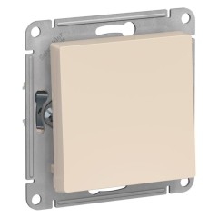 ATLASDESIGN 1-клавишный ВЫКЛЮЧАТЕЛЬ 2-полюсный, 10А, мех., БЕЖЕВЫЙ, ATN000221