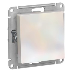 ATLASDESIGN 1-клавишный ВЫКЛЮЧАТЕЛЬ 2-полюсный, 10А, мех., ЖЕМЧУГ, ATN000421