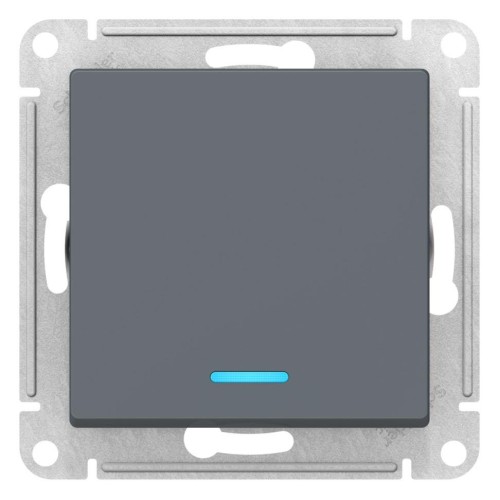 ATLASDESIGN 1-клавишный ВЫКЛЮЧАТЕЛЬ с подсветкой, сх.1а, 10АХ, механизм, ГРИФЕЛЬ, ATN000713