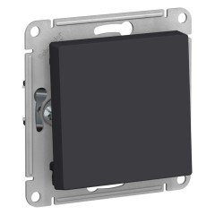 ATLASDESIGN 1-клавишный ВЫКЛЮЧАТЕЛЬ, сх.1, 10АХ, механизм, КАРБОН, ATN001011