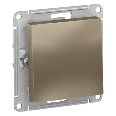 ATLASDESIGN 1-клавишный ВЫКЛЮЧАТЕЛЬ, сх.1, 10АХ, механизм, ШАМПАНЬ, ATN000511