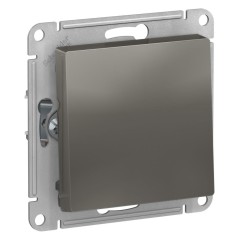 ATLASDESIGN 1-клавишный ВЫКЛЮЧАТЕЛЬ, сх.1, 10АХ, механизм, СТАЛЬ, ATN000911