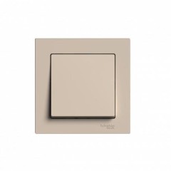 ATLASDESIGN 1-клавишный ВЫКЛЮЧАТЕЛЬ, сх.1, 10АХ, в сборе, ПЕСОЧНЫЙ, ATN001212