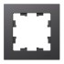 ATLASDESIGN 1-постовая РАМКА, БАЗАЛЬТ, ATN001401