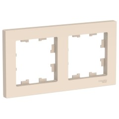 ATLASDESIGN 2-постовая РАМКА, универсальная, БЕЖЕВЫЙ, ATN000202