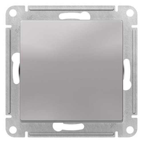 ATLASDESIGN AQUA 1-клавишный ПЕРЕКЛЮЧАТЕЛЬ IP44, сх.6, 10АХ, механизм, АЛЮМИНИЙ, ATN440361