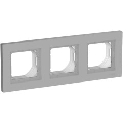 ATLASDESIGN AQUA 3-постовая РАМКА, IP44, АЛЮМИНИЙ, ATN440303