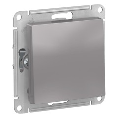 ATLASDESIGN Нажимная КНОПКА, сх.1, 10АХ, механизм, АЛЮМИНИЙ, ATN000315