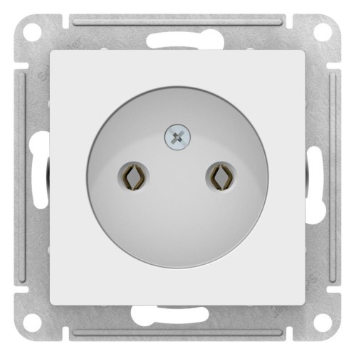 ATLASDESIGN РОЗЕТКА без заземления, 16А, механизм, БЕЛЫЙ, ATN000141