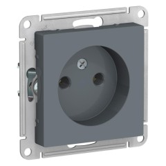 ATLASDESIGN РОЗЕТКА без заземления, 16А, механизм, ГРИФЕЛЬ, ATN000741