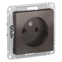 ATLASDESIGN РОЗЕТКА без заземления, 16А, механизм, МОККО, ATN000641