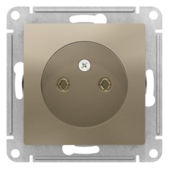 ATLASDESIGN РОЗЕТКА без заземления, 16А, механизм, ШАМПАНЬ, ATN000541