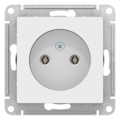 ATLASDESIGN РОЗЕТКА без заземления без шторок, 16А, механизм, ЛОТОС, ATN001341