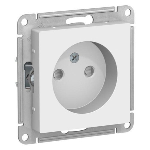 ATLASDESIGN РОЗЕТКА без заземления со шторками, 16А, механизм, ЛОТОС, ATN001349