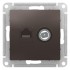 ATLASDESIGN РОЗЕТКА двойная комп+ТВ, RJ45+TV, кат.5E, механизм, МОККО, ATN000689