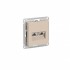 ATLASDESIGN РОЗЕТКА двойная компьютерная RJ45+RJ45, кат.5E, механизм, ПЕСОЧНЫЙ, ATN001285