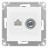 ATLASDESIGN РОЗЕТКА двойная ТВ + компьютерная RJ45, кат. 5Е, ЛОТОС, ATN001389
