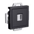 ATLASDESIGN РОЗЕТКА HDMI, механизм, КАРБОН, ATN001080