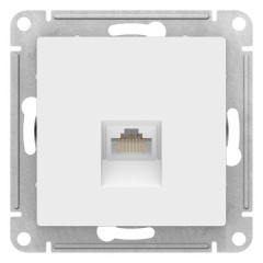 ATLASDESIGN РОЗЕТКА компьютерная RJ45, кат. 5Е, механизм, ЛОТОС, ATN001383