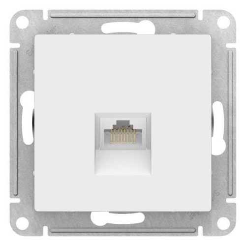 ATLASDESIGN РОЗЕТКА компьютерная RJ45, кат. 5Е, механизм, ЛОТОС, ATN001383