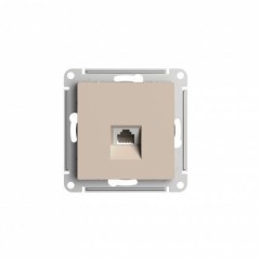 ATLASDESIGN РОЗЕТКА компьютерная RJ45, кат. 5Е, механизм, ПЕСОЧНЫЙ, ATN001283