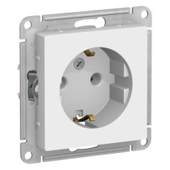 ATLASDESIGN РОЗЕТКА с заземлением, 16А, механизм, ЛОТОС, ATN001343
