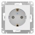 ATLASDESIGN РОЗЕТКА с заземлением, 16А, механизм, ЛОТОС, ATN001343