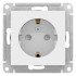 ATLASDESIGN РОЗЕТКА с заземлением со шторками, 16А, механизм, ЛОТОС, ATN001345