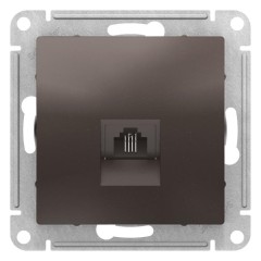 ATLASDESIGN РОЗЕТКА телефонная RJ11, механизм, МОККО, ATN000681