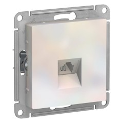 ATLASDESIGN РОЗЕТКА телефонная RJ11, механизм, ЖЕМЧУГ, ATN000481