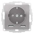 ATLASDESIGN SO + USB розетка A+A, 5В/2,4А, 2х5В/1,2А, алюминий, ATN000330