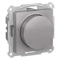 ATLASDESIGN СВЕТОРЕГУЛЯТОР (диммер) повор-нажим, LED, RC, 400Вт, мех., АЛЮМИНИЙ, ATN000323