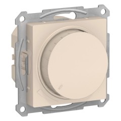 ATLASDESIGN СВЕТОРЕГУЛЯТОР (диммер) повор-нажим, LED, RC, 400Вт, мех., БЕЖЕВЫЙ, ATN000223