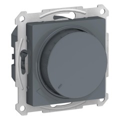 ATLASDESIGN СВЕТОРЕГУЛЯТОР (диммер) повор-нажим, LED, RC, 400Вт, мех., ГРИФЕЛЬ, ATN000723
