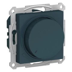 ATLASDESIGN СВЕТОРЕГУЛЯТОР (диммер) повор-нажим, LED, RC, 400Вт, мех., ИЗУМРУД, ATN000823