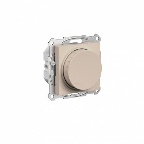 ATLASDESIGN СВЕТОРЕГУЛЯТОР (диммер) повор-нажим, LED, RC, 400Вт, мех., Песочный, ATN001223