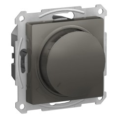 ATLASDESIGN СВЕТОРЕГУЛЯТОР (диммер) поворотно-нажимной, 630Вт, мех., СТАЛЬ, ATN000936