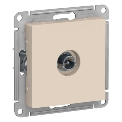 ATLASDESIGN TV РОЗЕТКА оконечная 1DB, механизм, БЕЖЕВЫЙ, ATN000291