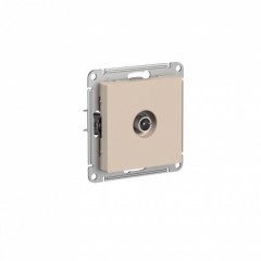 ATLASDESIGN TV РОЗЕТКА оконечная 1DB, механизм, ПЕСОЧНЫЙ, ATN001291