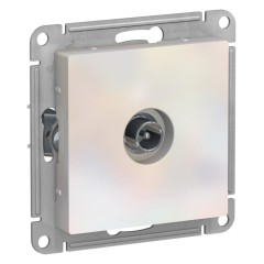 ATLASDESIGN TV РОЗЕТКА оконечная 1DB, механизм, ЖЕМЧУГ, ATN000491