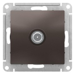 ATLASDESIGN TV РОЗЕТКА проходная 4DB, механизм, МОККО, ATN000692