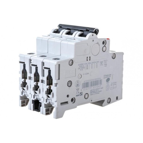 Автоматический выключатель ABB 3-полюсный S203 C50 (автомат электрический) 2CDS253001R0504