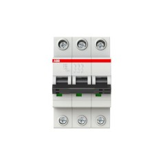 Автоматический выключатель ABB 3-полюсный S203 C80 (автомат электрический) 2CDS253001R0804