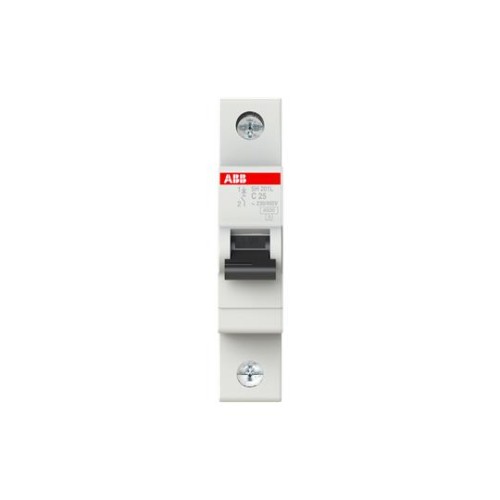 Автоматический выключатель ABB 1-полюсный SH201 C25 6кА (автомат электрический) 2CDS211001R0254