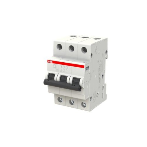 Автоматический выключатель ABB 3-полюсный SH203 C20 6кА (автомат электрический) 2CDS213001R0204