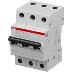 Автоматический выключатель ABB 3-полюсный SH203 C25 6кА (автомат электрический) 2CDS213001R0254