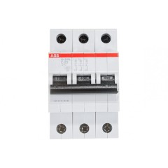 Автоматический выключатель ABB 3-полюсный SH203 C25 6кА (автомат электрический) 2CDS213001R0254