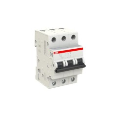 Автоматический выключатель ABB 3-полюсный SH203 C25 6кА (автомат электрический) 2CDS213001R0254