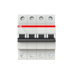 Автоматический выключатель ABB 4-полюсный SH204 C10 6кА (автомат электрический) 2CDS214001R0104